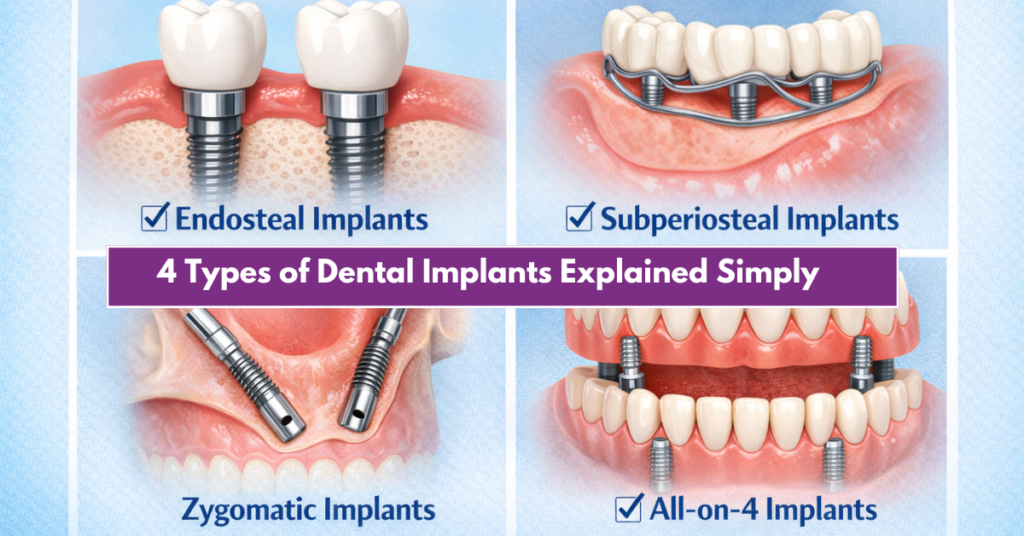 4 Types of Dental Implants Explained Simply